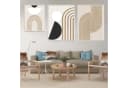 Trayosin Poster 3er Set Beige Abstrakt Modern Wandbilder Ohne Rahmen Bild 4