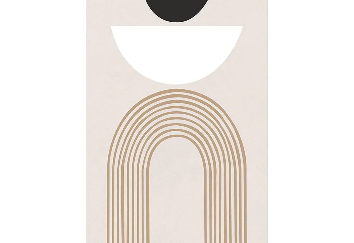 Trayosin Poster 3er Set Beige Abstrakt Modern Wandbilder Ohne Rahmen - Bild 5