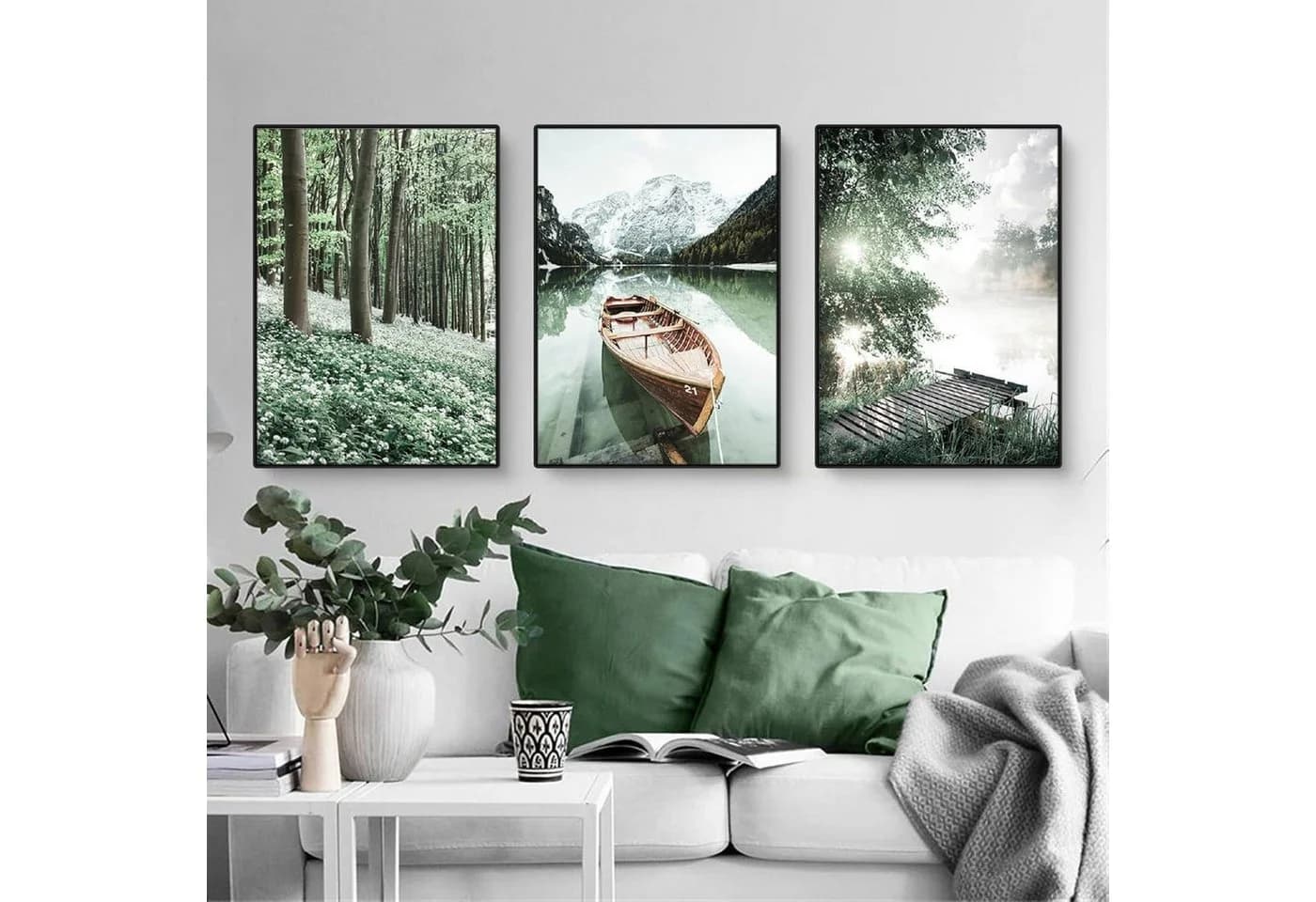 Martin Kench 3-teiliges Premium Poster Set Naturlandschaft Leinwanddruck - Bild 3