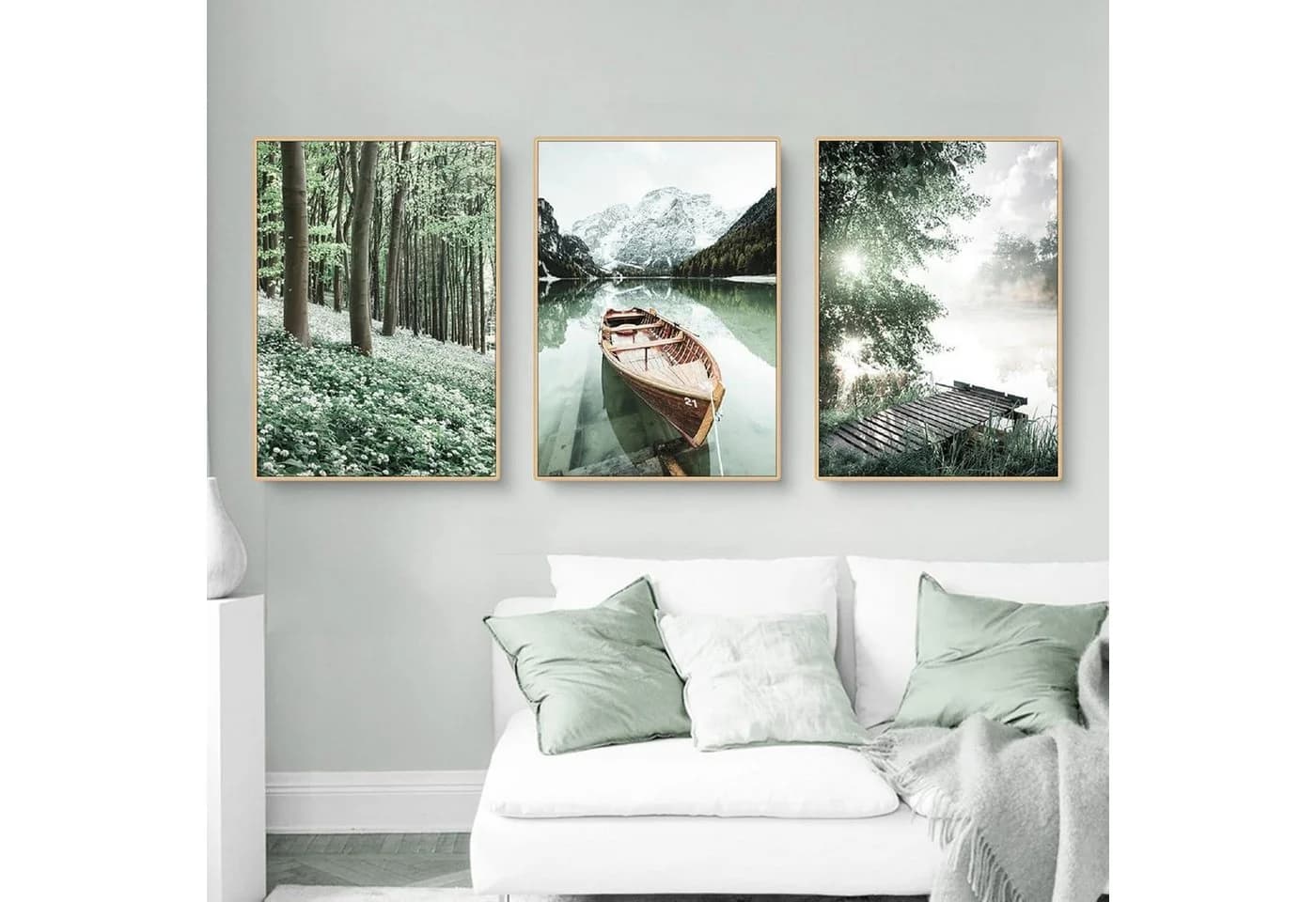 Martin Kench 3-teiliges Premium Poster Set Naturlandschaft Leinwanddruck - Bild 4