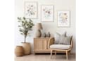 Dazzlewall Leinwandbild Set Aquarell Blumen 30x40 cm Bild 1
