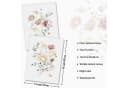 Dazzlewall Leinwandbild Set Aquarell Blumen 30x40 cm Bild 5
