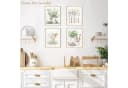 LuxusKollektion Leinwandbild 4er-Set Botanische Küche Grün 20x25 cm Bild 4
