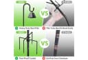 LuxusKollektion Schäferhaken Schwarz 5 Zinken Metall Garten Bild 3