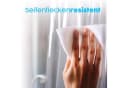 LuxusKollektion Duschvorhang 180x180 cm Anti Schimmel PEVA Frosted Transparent Bild 3