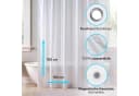 LuxusKollektion Duschvorhang 180x180 cm Anti Schimmel PEVA Frosted Transparent Bild 5