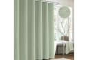 LuxusKollektion Duschvorhang Leinen Salbeigrün 182x182cm Anti-Schimmel Wasserdicht Bild 5