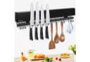 Dmore Magnetleiste Messer 43 cm Schwarz mit 10 Haken Bild 2