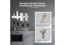 LuxusKollektion Wand-Magnet Messerhalter 40cm Edelstahl Schwarz Selbstklebend Bild 3