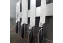 LuxusKollektion Wand-Magnet Messerhalter 40cm Edelstahl Schwarz Selbstklebend Bild 4