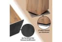 WALDLAND Magnet-Messerblock 360° drehbar Akazienholz Messerhalter Bild 5