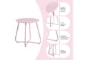 LuxusKollektion Beistelltisch Rund Pink Höhenverstellbar Bild 5