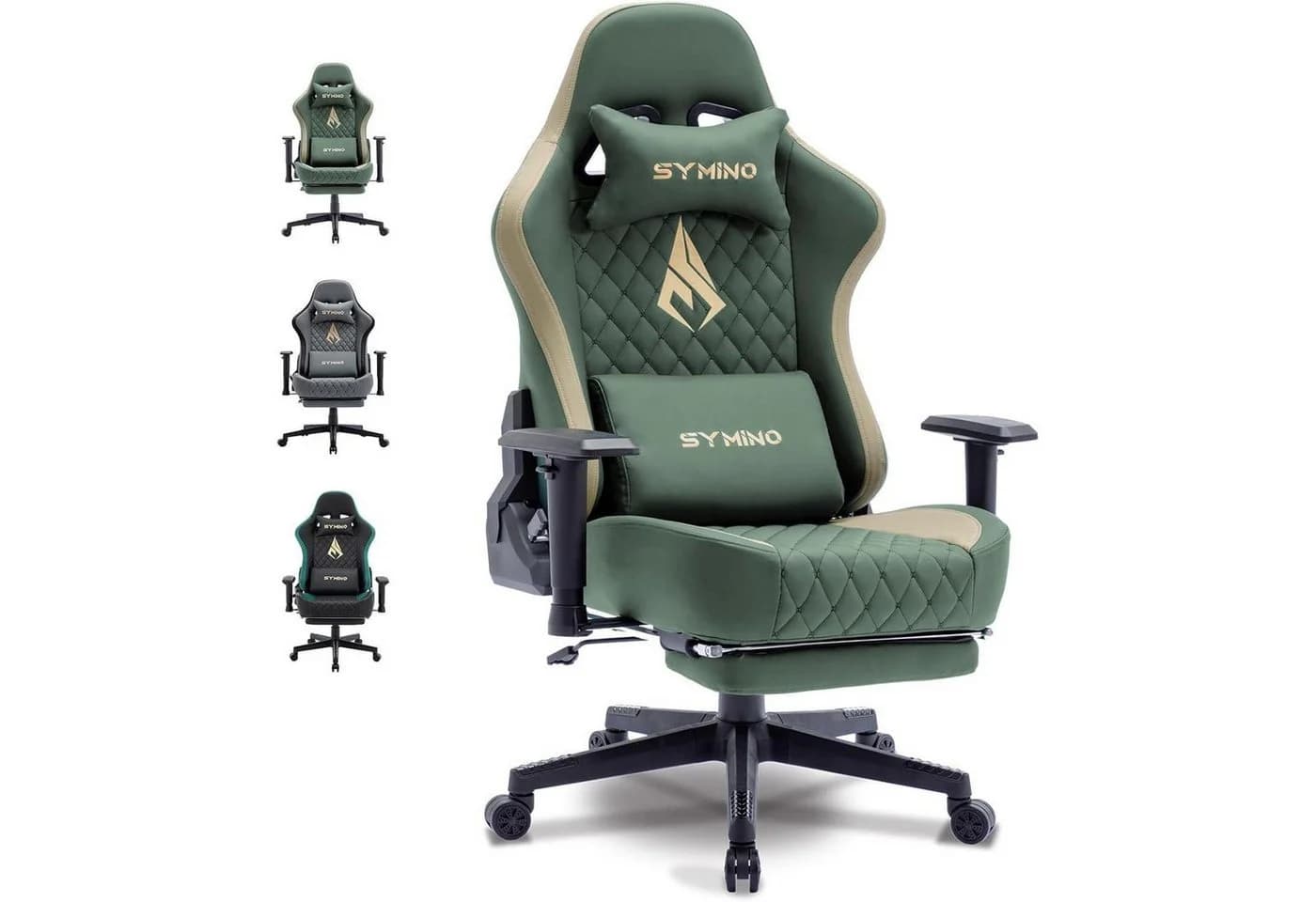 LuxusKollektion Symino Gaming Stuhl Racing Style Ergonomischer Bürostuhl - Bild 2