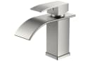 LuxusKollektion Waschtischarmatur Einhandmischer Wasserfall Edelstahl Silber Bild 2