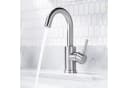 LuxusKollektion Waschtischarmatur Edelstahl 360° drehbar silber Bild 1