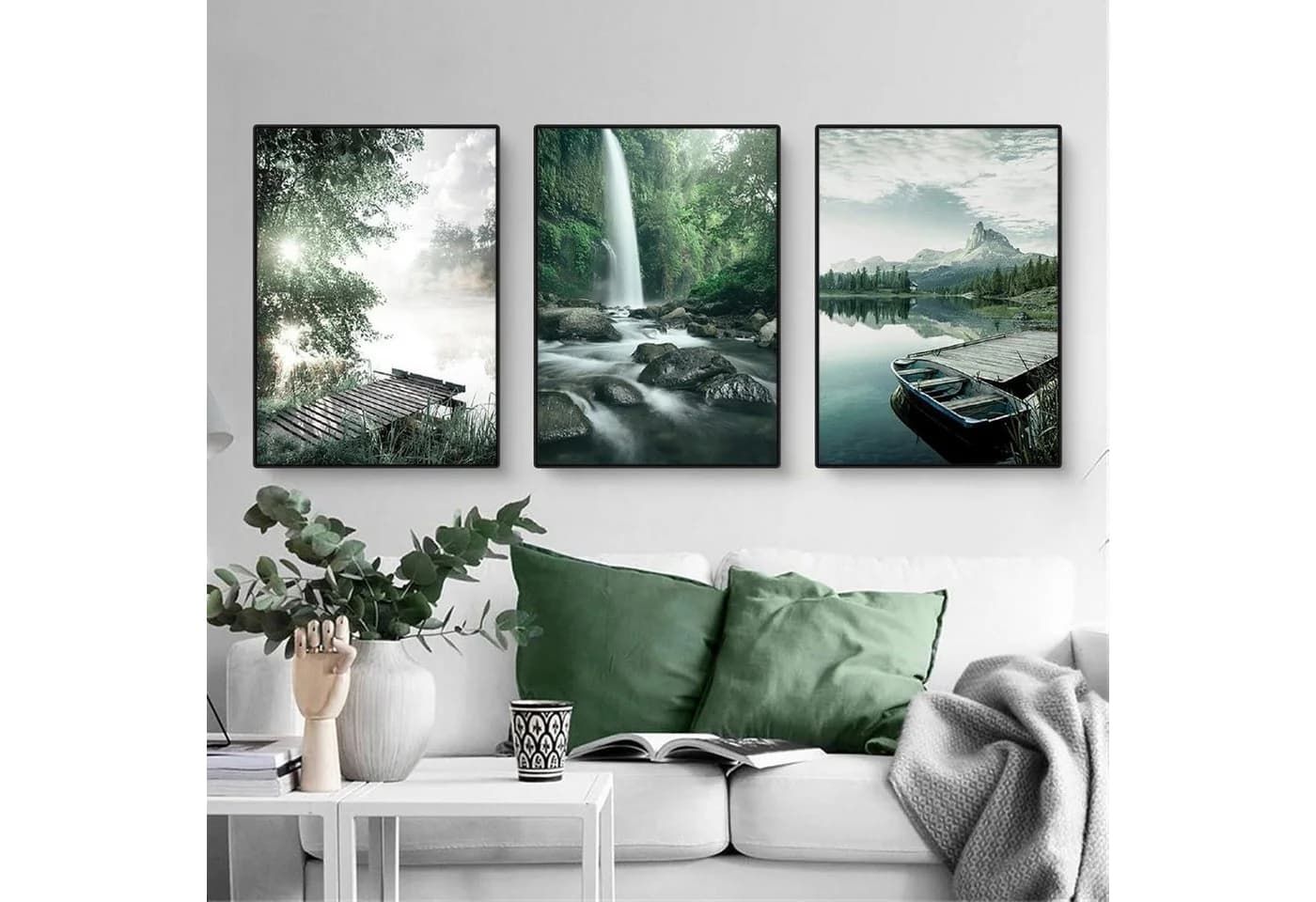 LuxusKollektion 3-teiliges Poster Set Leinwanddruck Bunt Aesthetic - Bild 2