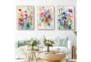 LuxusKollektion Leinwandbild Poster 3er Set Blumen 50x70cm Ohne Rahmen Bild 1