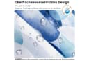 LuxusKollektion Duschvorhang 80x180cm Polyester Blau Blütenblätter Bild 1
