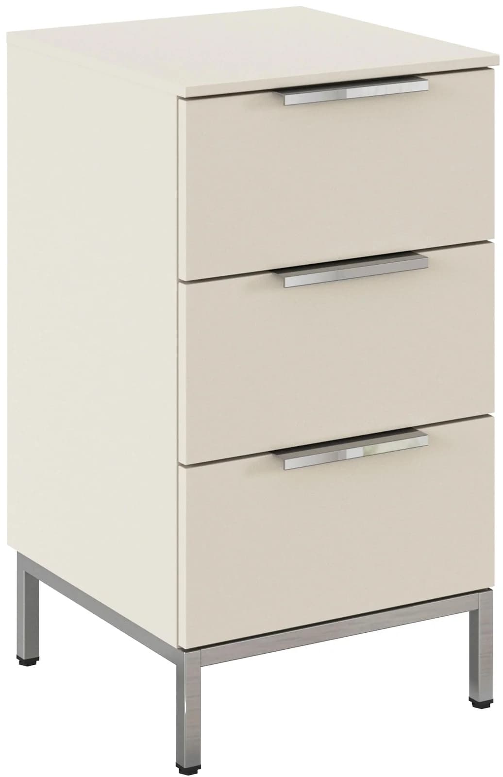 Rauch Nachtkommode FLIPP Beige 3 Schubladen Soft-Close
