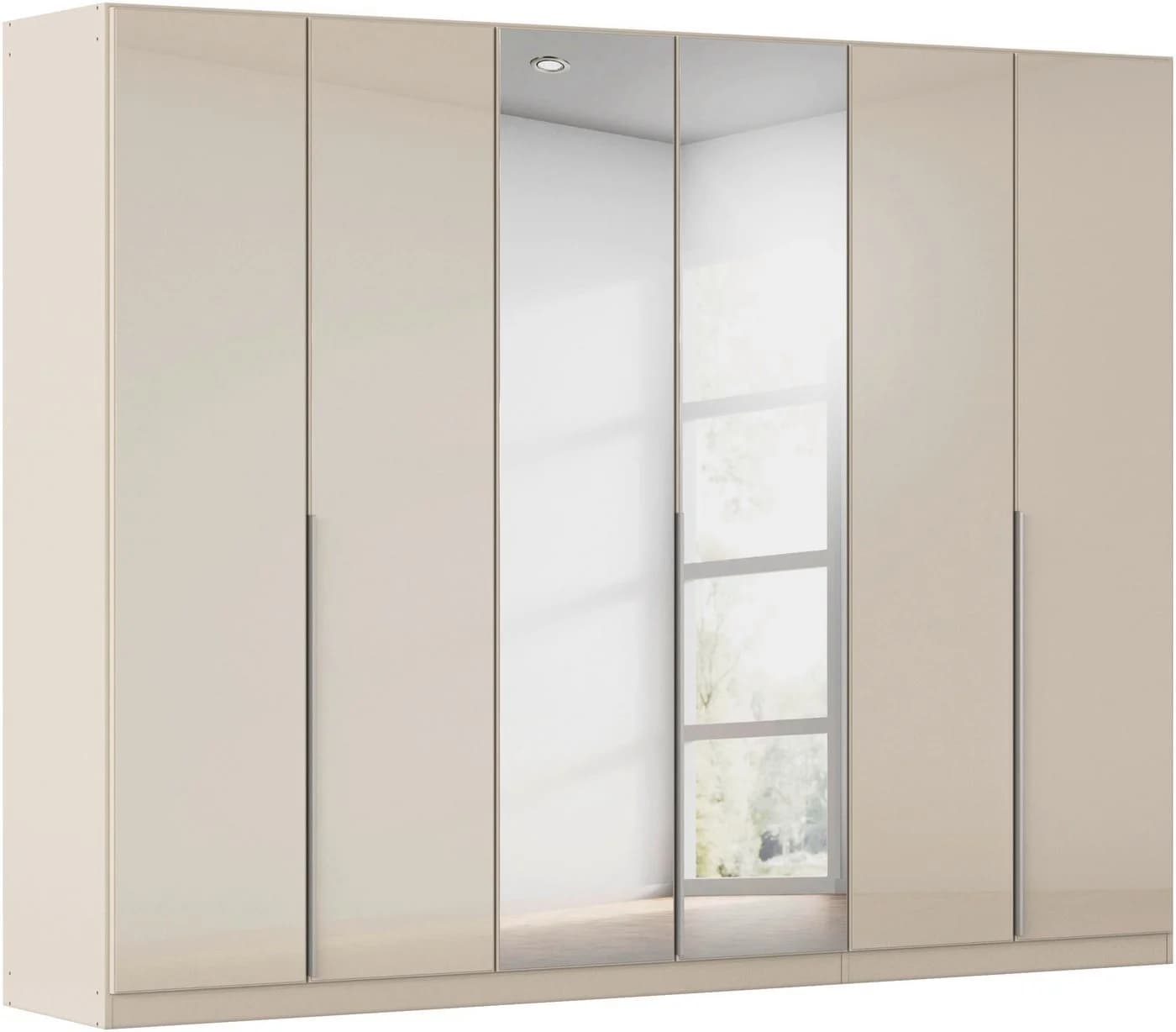 OTTO HOME Drehtürenschrank AGORDO Beige Glasfront - Bild 2