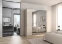 OTTO HOME AGORDO Drehtürenschrank Beige Glasfront Bild 1