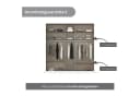 OTTO HOME AGORDO Drehtürenschrank Beige Glasfront Bild 4