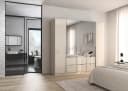 OTTO HOME AGORDO Drehtürenschrank Beige Glasfront Bild 1