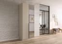 OTTO HOME Drehtürenschrank AGORDO Beige/Weiss Spiegeltüren Bild 1