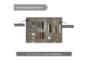 OTTO HOME Drehtürenschrank AGORDO Beige Glasfront Bild 4