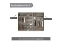 OTTO HOME Drehtürenschrank AGORDO Beige Glasfront Bild 5