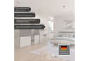 Nachtkommode RAUCH SAJO 3 Schubladen Beige Eiche Artisan Bild 3