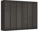 rauch Kleiderschrank SKAT SHINE Glasfront Schwarz Grau Beige Bild 2