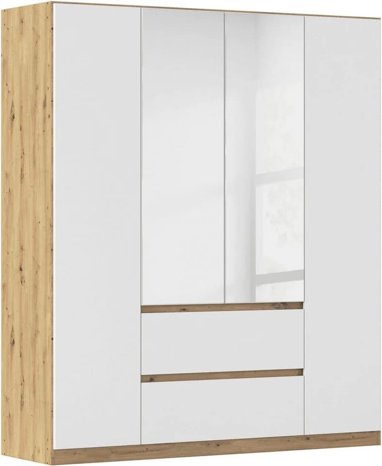 Rauch Garderobenschrank Mainz 181 cm Eiche Artisan Alpinweiß - Bild 2