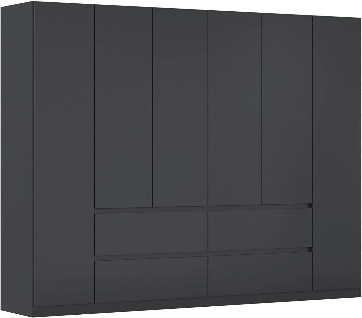 Rauch Garderobenschrank Mainz Grau Push-to-Open - Bild 2