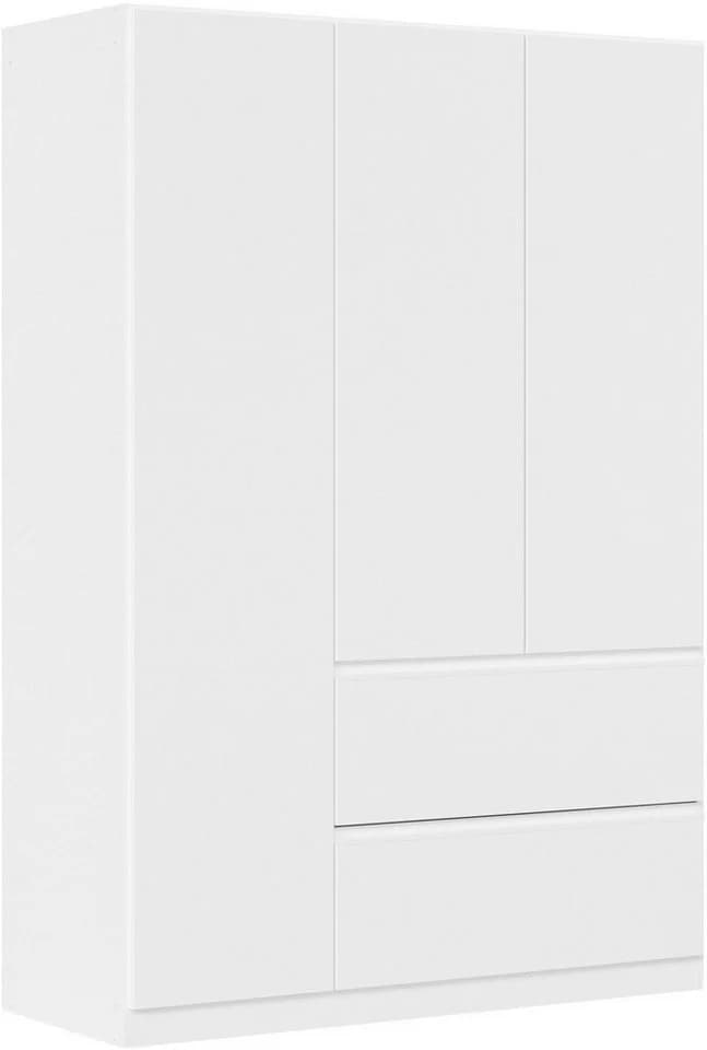 Rauch Kleiderschrank Costa 136 cm Alpinweiß Push-to-Open - Bild 2