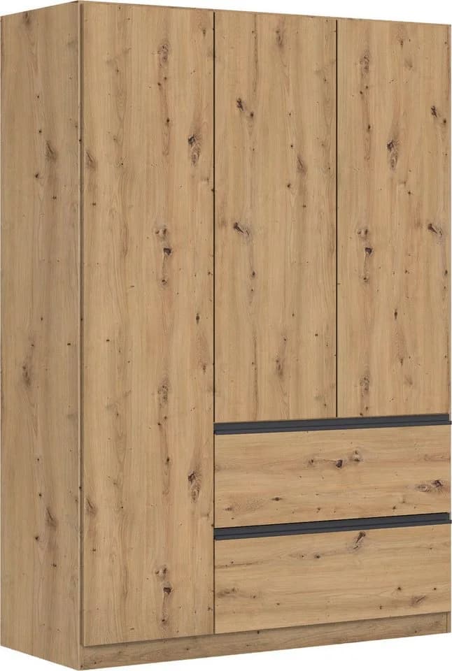 Rauch Drehtürenschrank Kleiderschrank Garderobe Costa Grifflos Push-to-Open - Bild 2