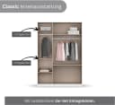 Rauch Drehtürenschrank Kleiderschrank Garderobe Costa Grifflos Push-to-Open Bild 3