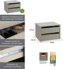 OTTO HOME Schubladeneinsatz PAULLY Leinenoptik Hell Bild 1