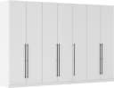 Rauch AVOLA Kleiderschrank Drehtürenschrank Alpinweiß Schwarz Bild 2