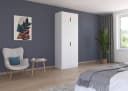 Kleiderschrank RAUCH Drehtürenschrank Garderobe Ankleide Schlafzimmer LAGOA Alpinweiß Bild 1