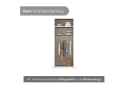 Kleiderschrank RAUCH Drehtürenschrank Garderobe Ankleide Schlafzimmer LAGOA Alpinweiß Bild 4