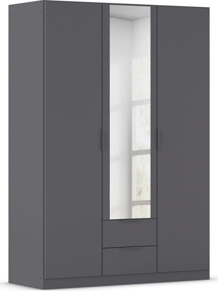 Kleiderschrank RAUCH Drehtürenschrank Garderobe Ankleide Schlafzimmer Graumetallic - Bild 2