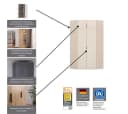 Kleiderschrank RAUCH Eckschrank Ankleidezimmer Schlafzimmer Garderobe Graumetallic Bild 5