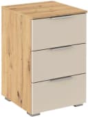 OTTO HOME Nachtkommode AGORDO Beige 3 Schubladen Holzwerkstoff Bild 2