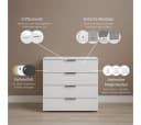 OTTO HOME Schubkastenkommode AGORDO Beige 4 Schubladen Bild 5