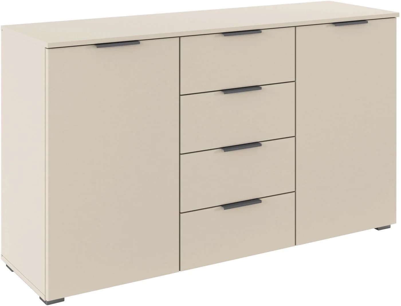OTTO HOME AGORDO Kombikommode Beige Grau 4 Schubladen Holzwerkstoff - Bild 2