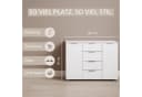 OTTO HOME AGORDO Kombikommode Beige Grau 4 Schubladen Holzwerkstoff Bild 4