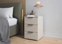 OTTO HOME Nachtkommode AGORDO Beige 3 Schubladen Holzwerkstoff Bild 1