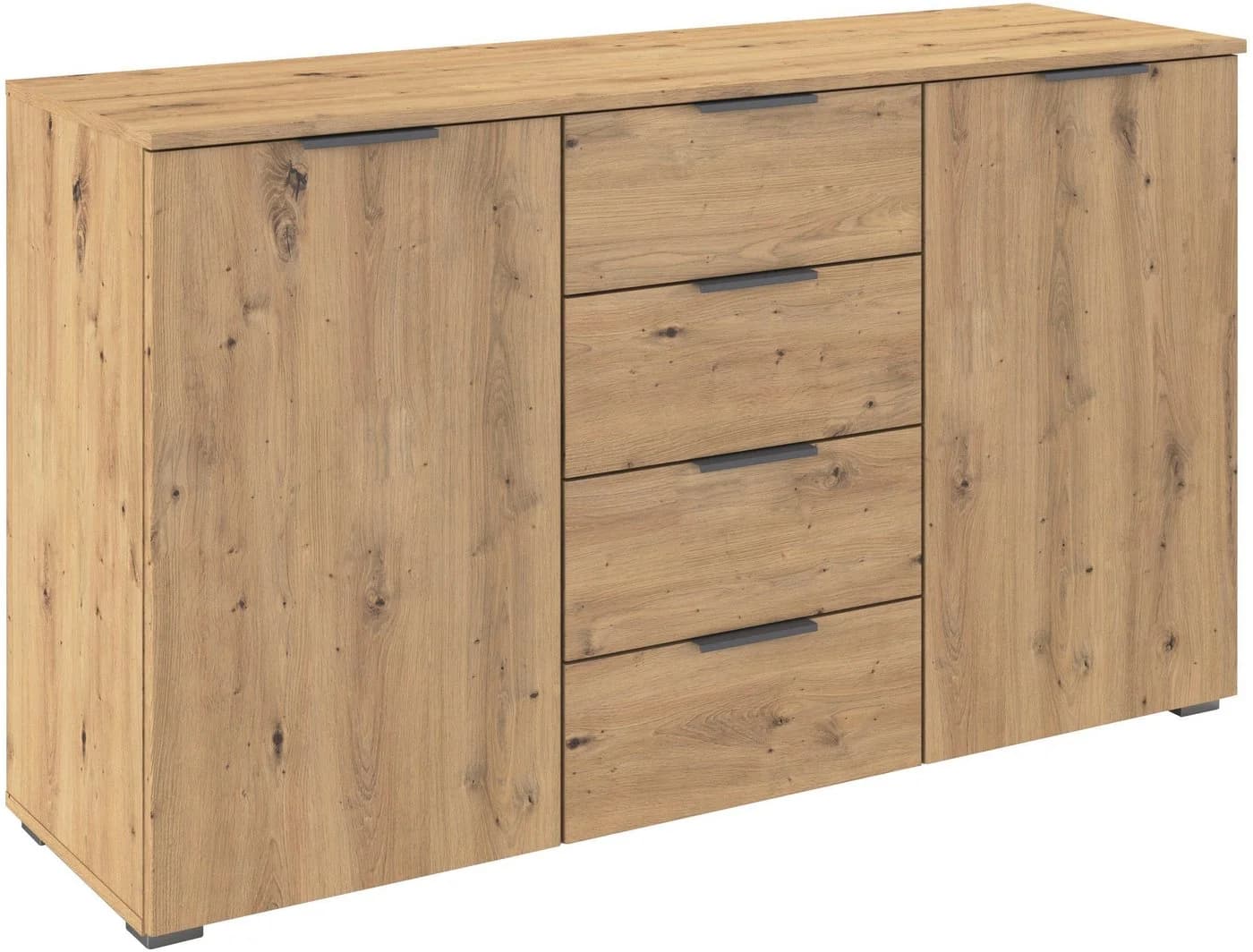 OTTO HOME AGORDO Sideboard mit 4 Schubladen Eiche Artisan - Bild 2