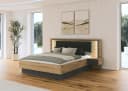 Rauch Bettanlage Bilbao-Extra Eiche Artisan Graumetallic Bild 1